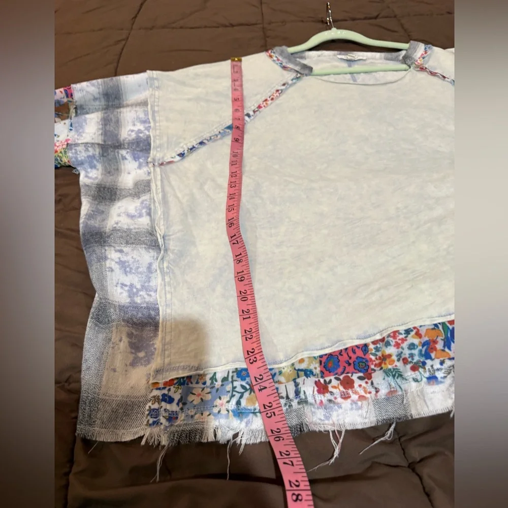 Oli & Hali Light Sage Mixed-Print Boho Pullover - Picture 9 of 9